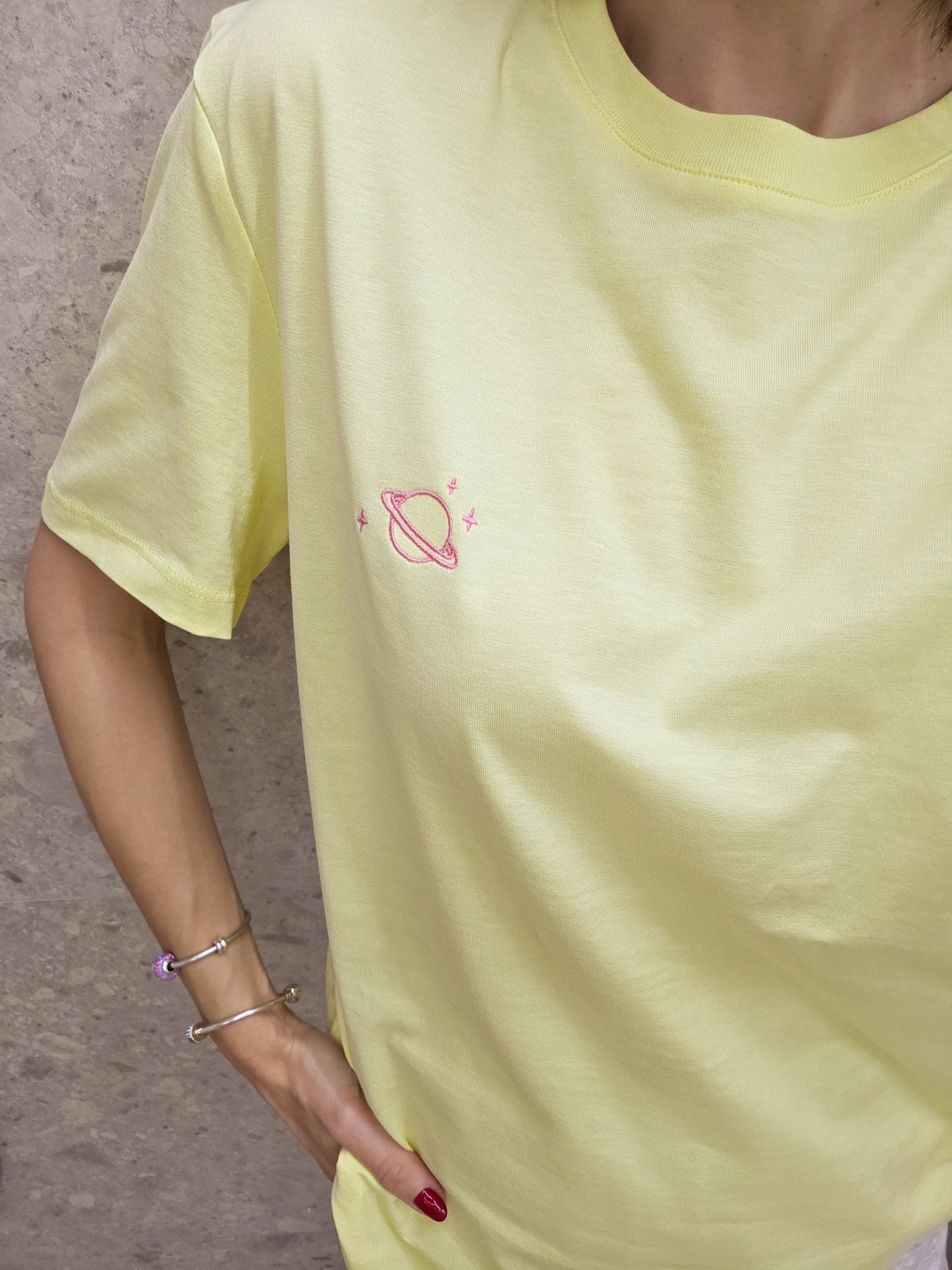 take some space - yellow