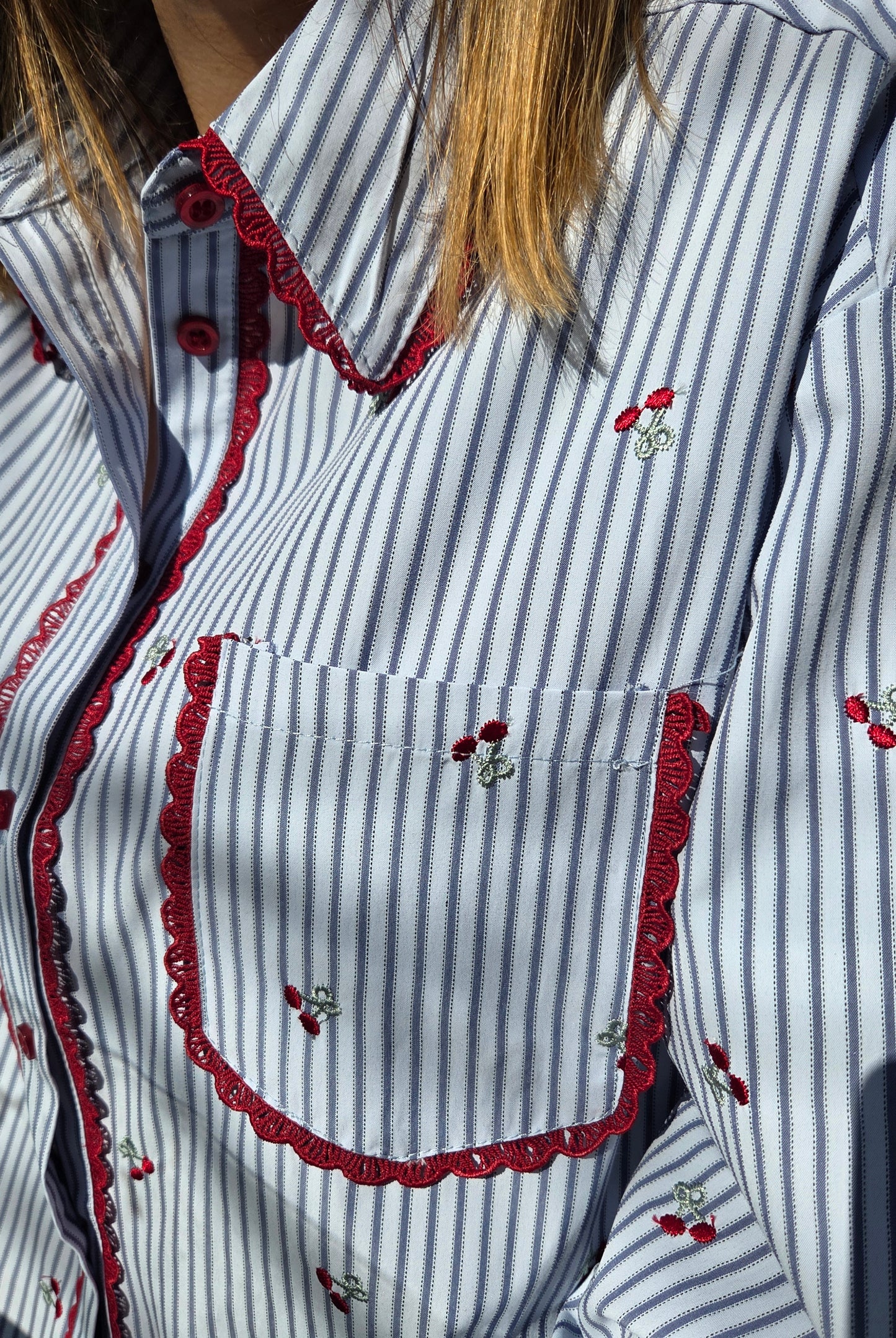 cherry much πουκάμισο