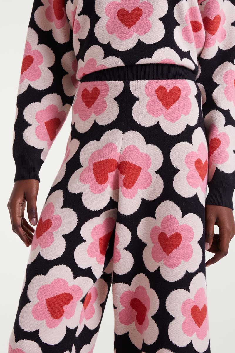 sweet heart παντελόνι με καρδιές