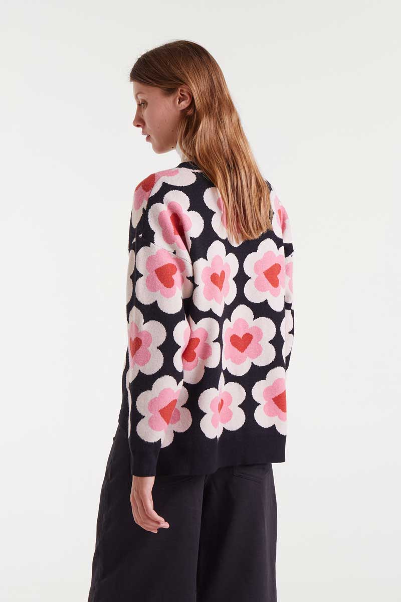 sweet heart πουλόβερ με καρδιές