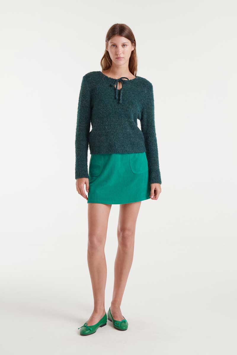 κοτλέ φούστα