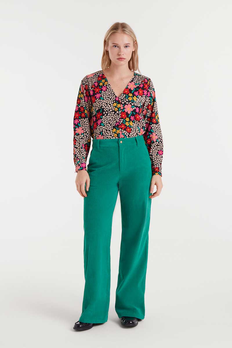 giardino πουκάμισο με λουλούδια