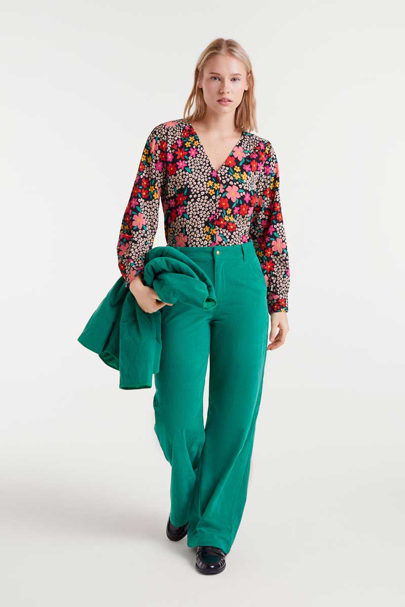 giardino πουκάμισο με λουλούδια