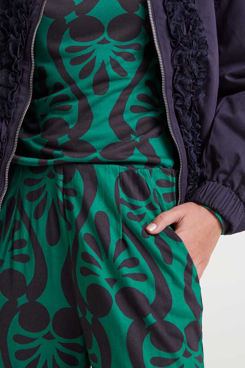 baroque παντελόνι με σχέδια