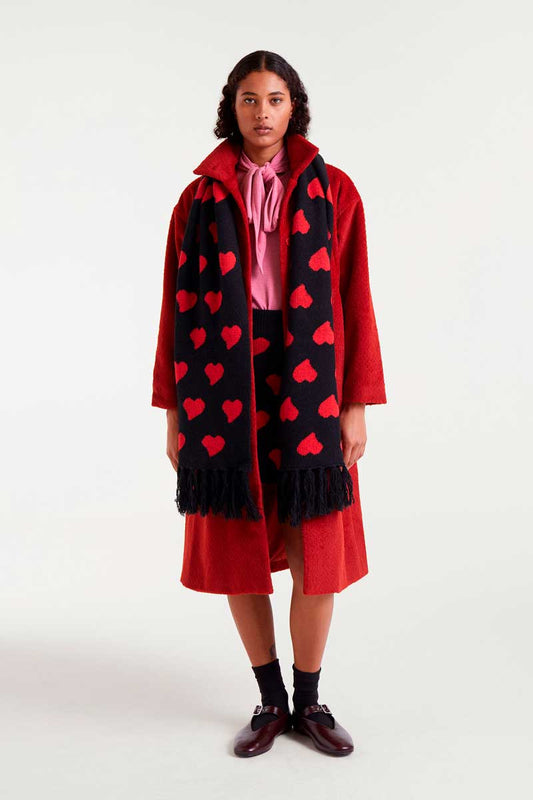 Κασκόλ με καρδιές Compania Fantastica