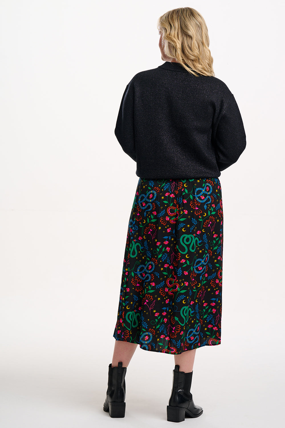 solana black sparkle jacket