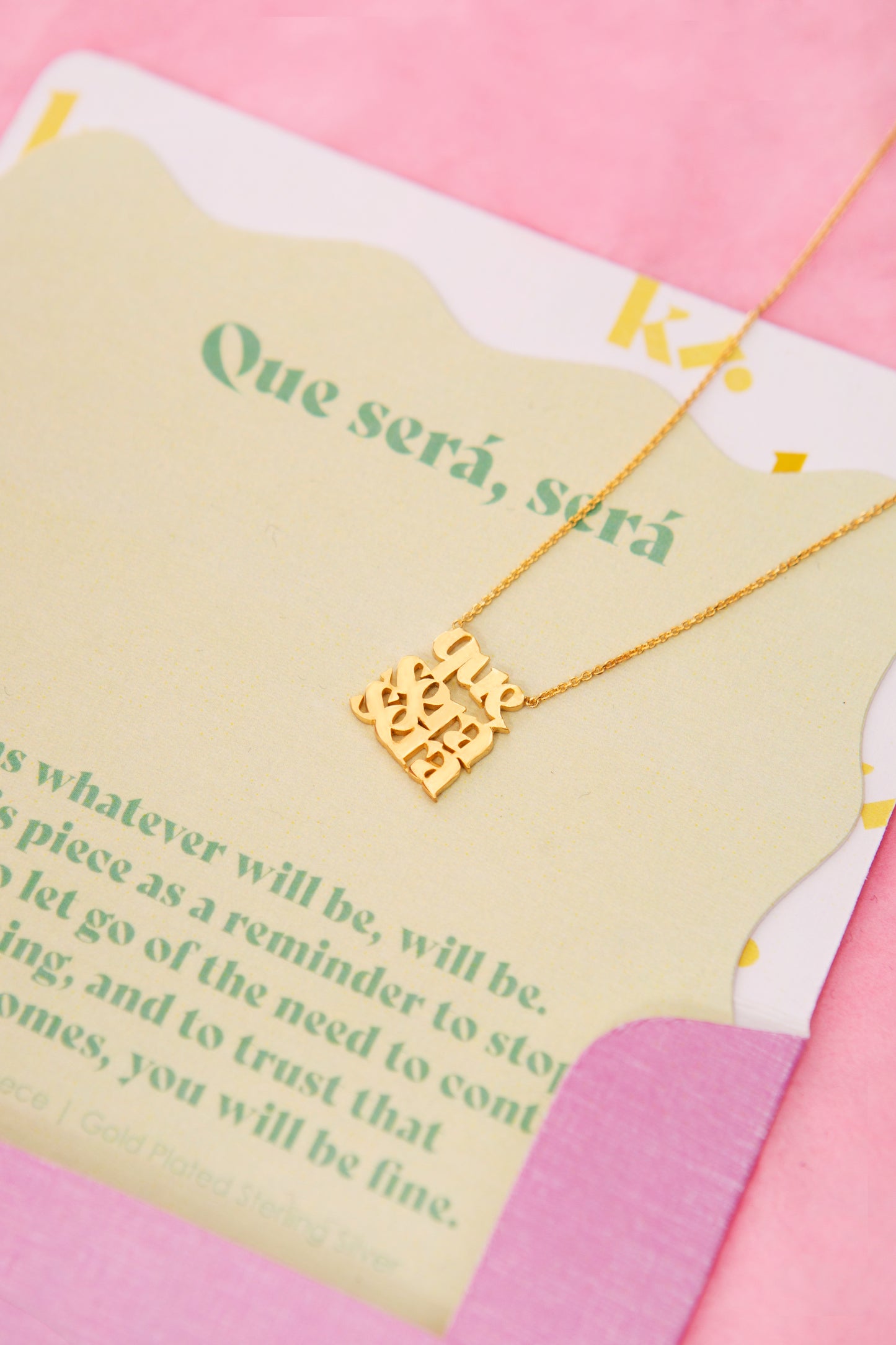 que será, será necklace