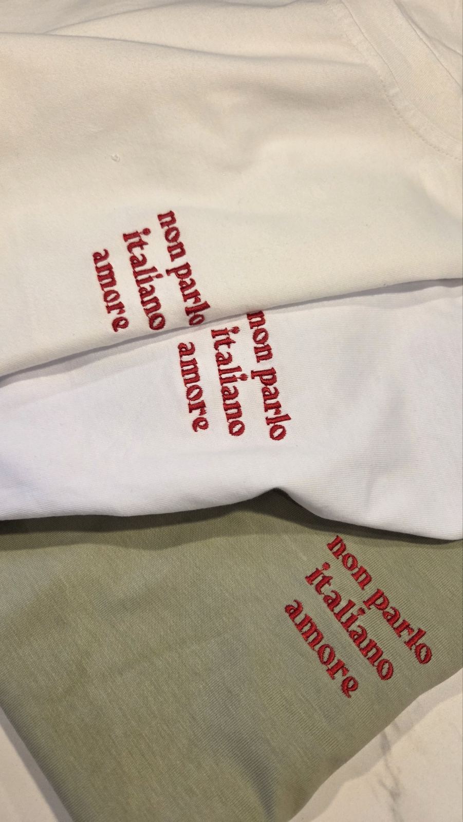 non parlo italiano amore