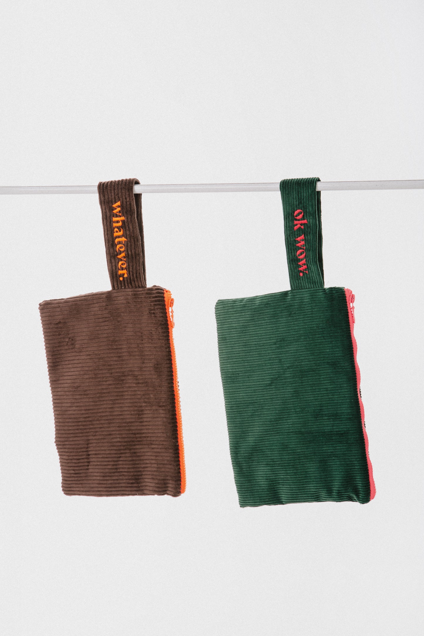whatever brown clutch