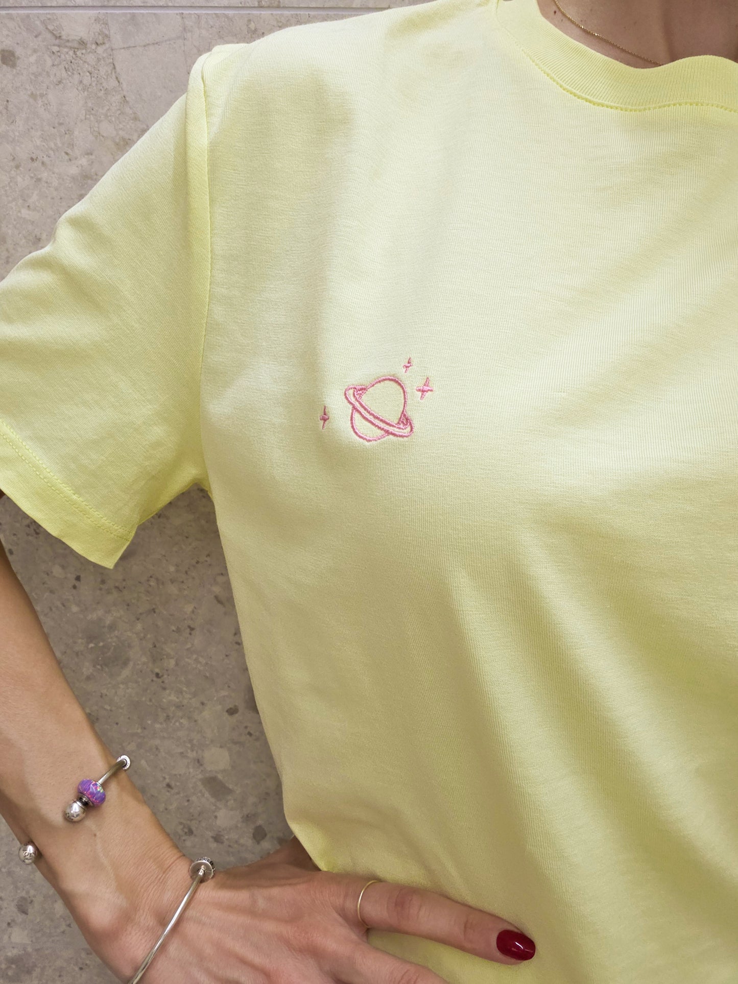 take some space - yellow