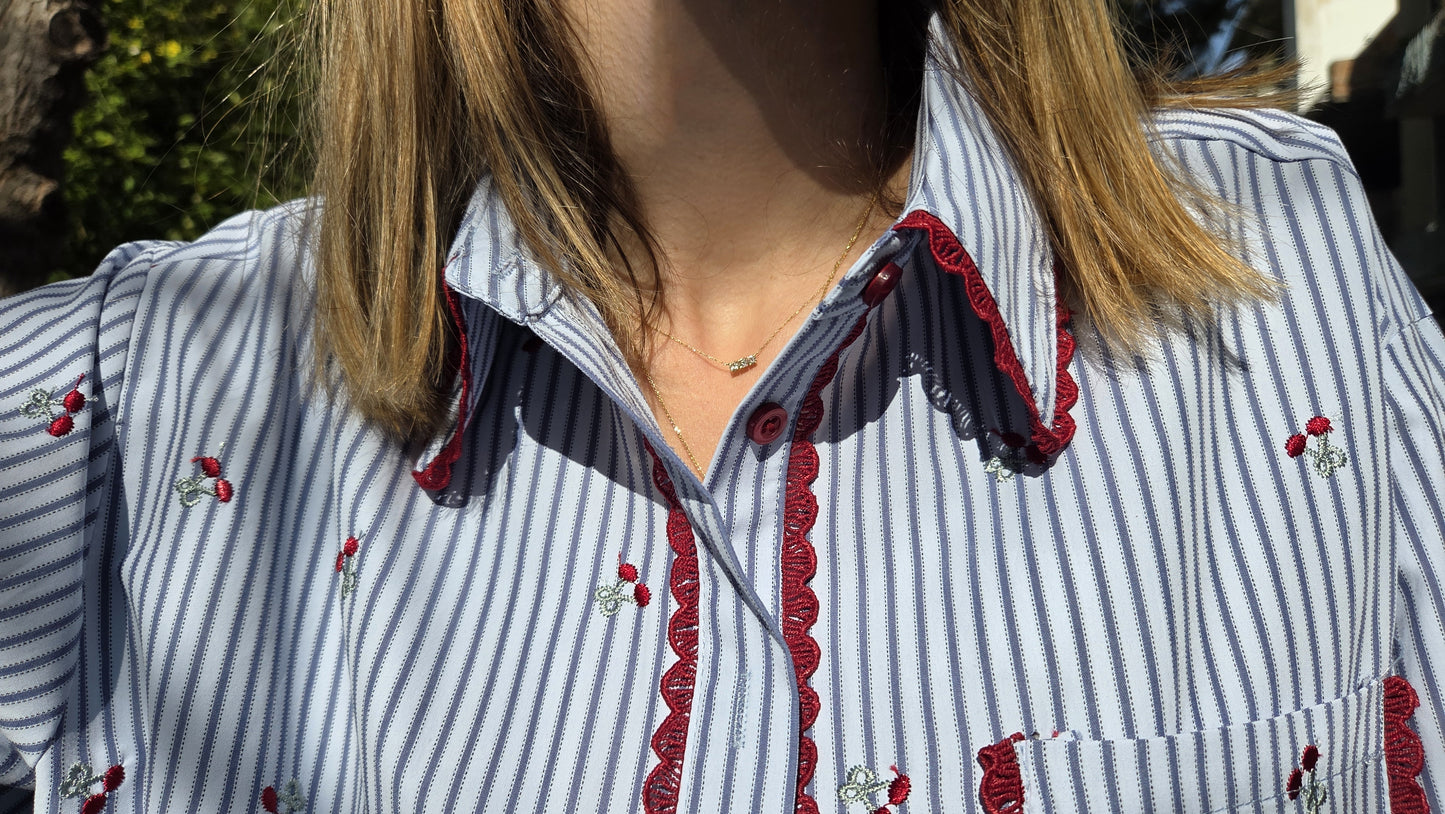 cherry much πουκάμισο