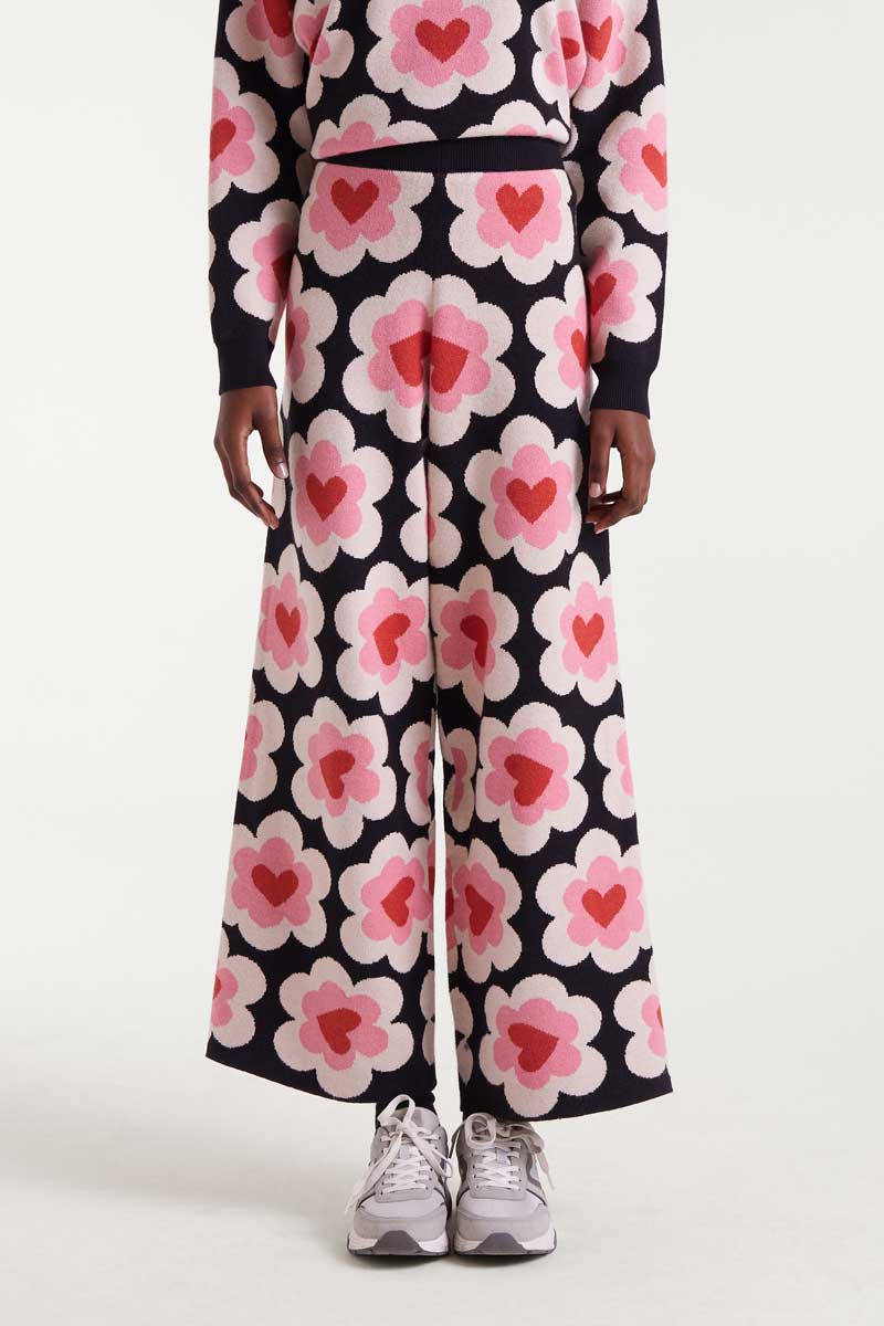 sweet heart παντελόνι με καρδιές