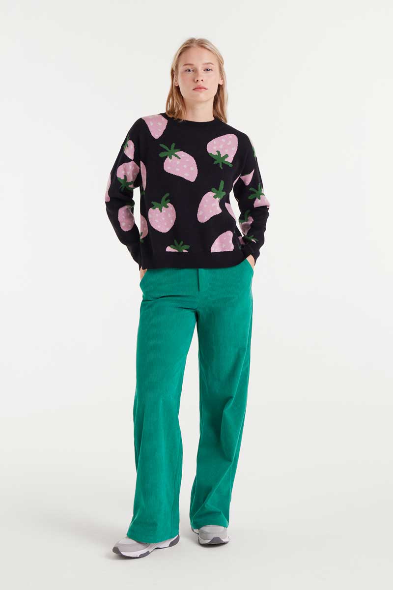 morango πουλόβερ με φράουλες