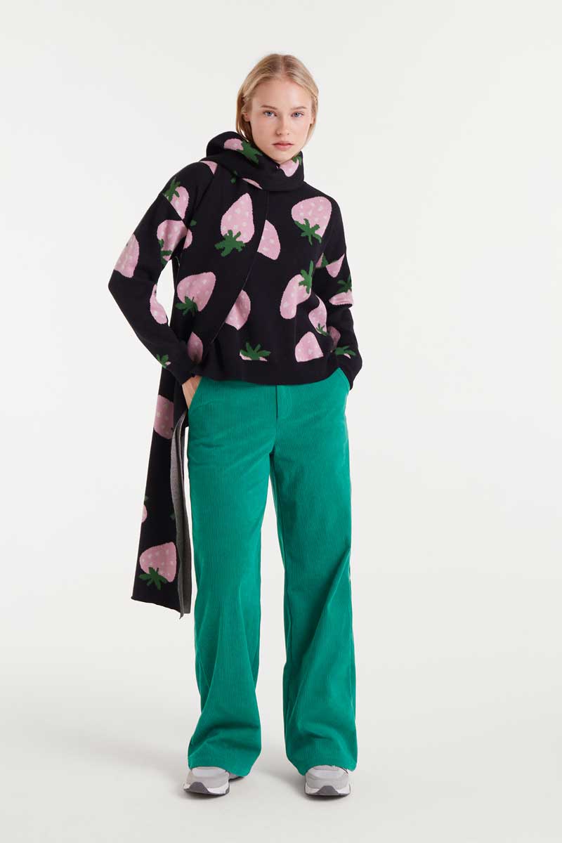 morango πουλόβερ με φράουλες