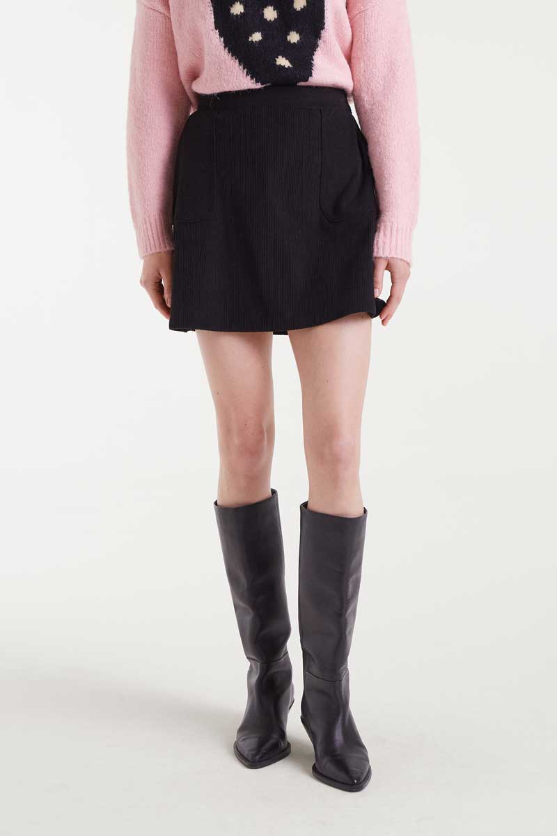 κοτλέ φούστα