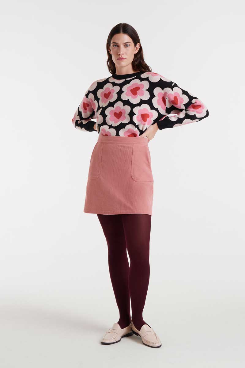 κοτλέ φούστα