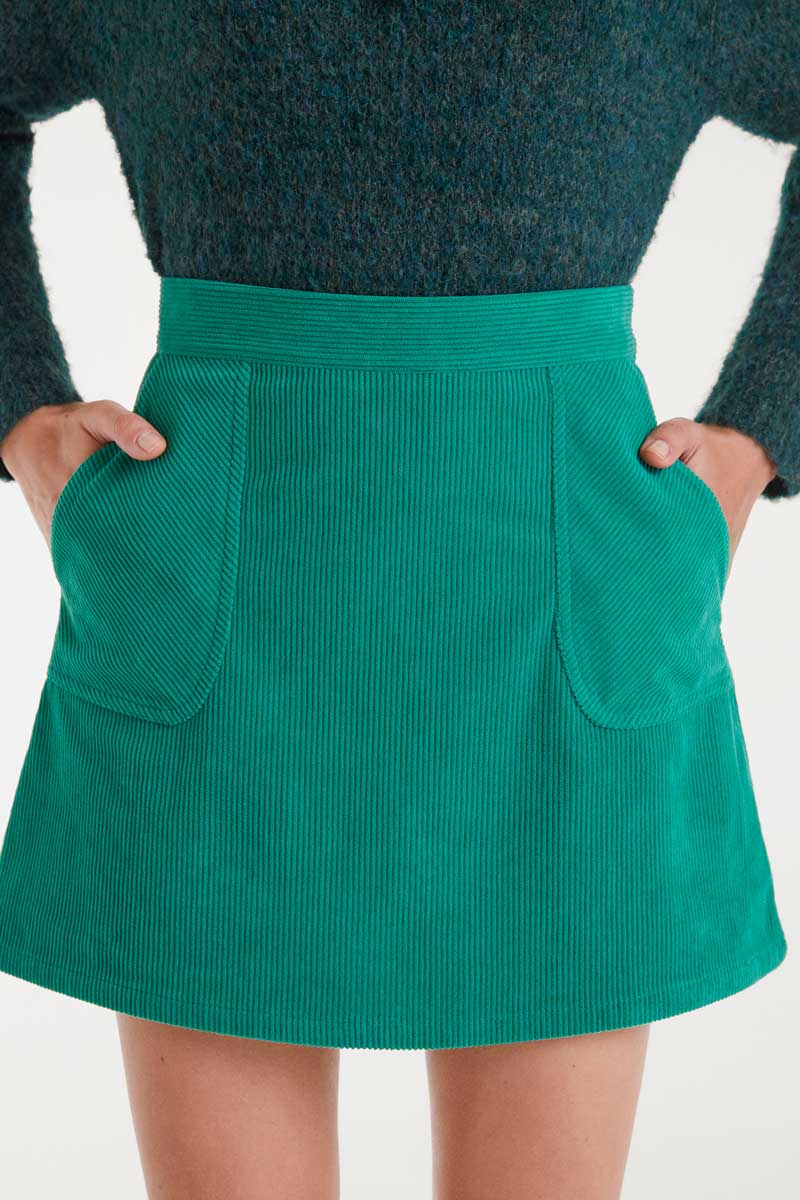 κοτλέ φούστα