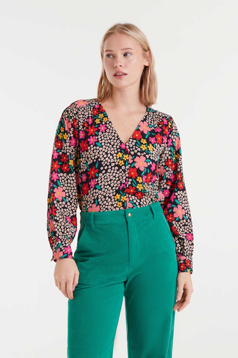 giardino πουκάμισο με λουλούδια