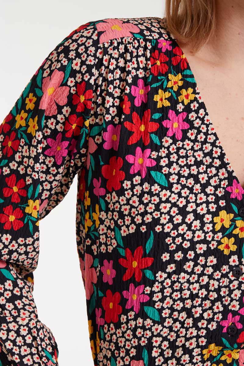 giardino πουκάμισο με λουλούδια