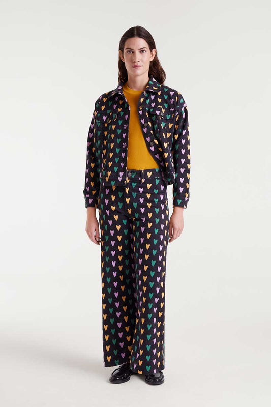 Cupido Lines Παντελόνι με Καρδιές Compania Fantastica