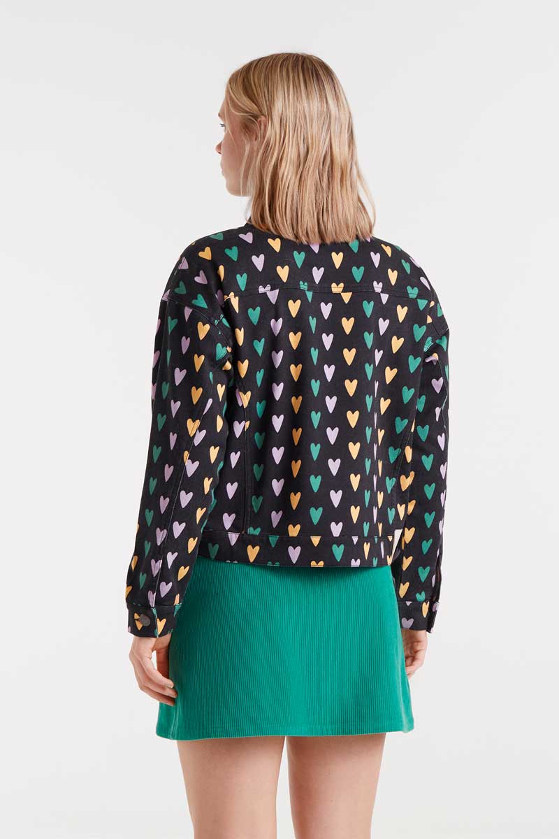 Cupido Lines Jacket με Καρδιές Compania Fantastica